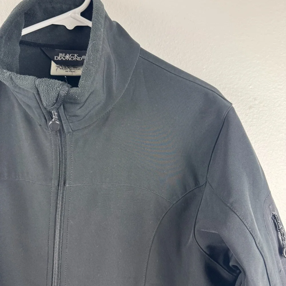 BLACK DIAMOND Womens performance active jacket full‎ zip coat BLACK - L